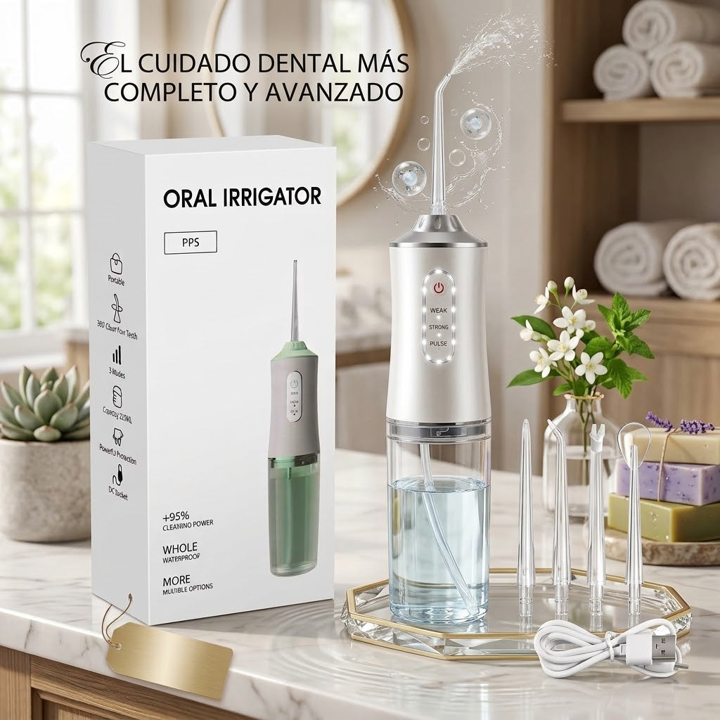 Irrigador Oral Electrico Recargable