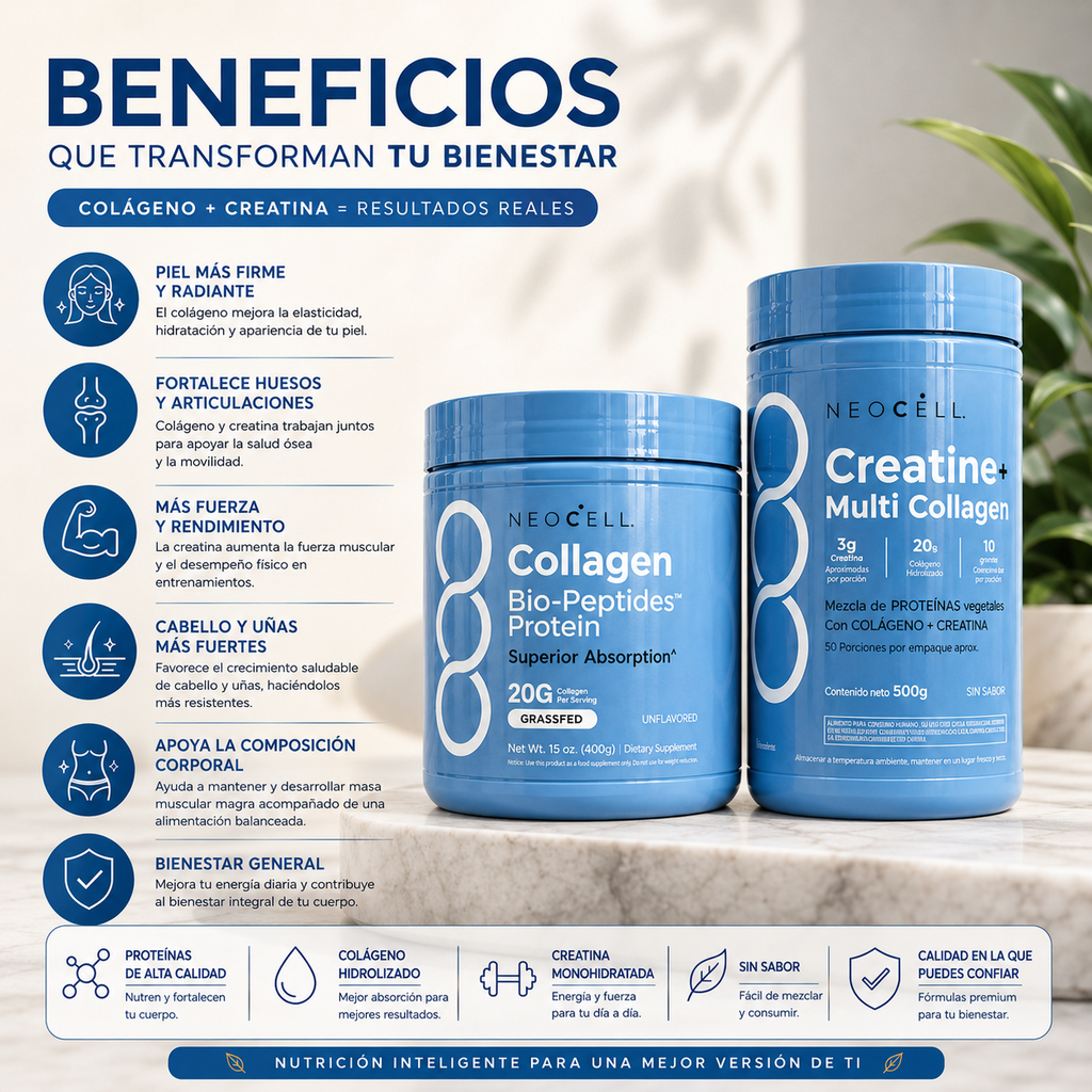 Combo colágeno+creatina