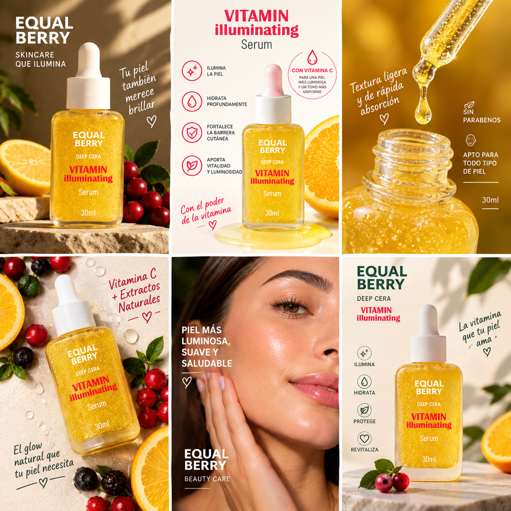 EQQUALBERRY Iluminador Con Vitamina 30ml