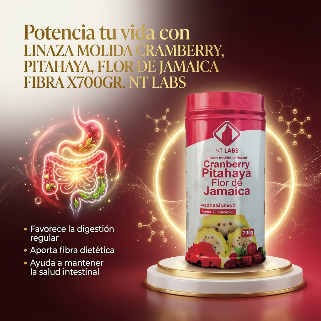 linaza molida cramberry,pitahaya,flor