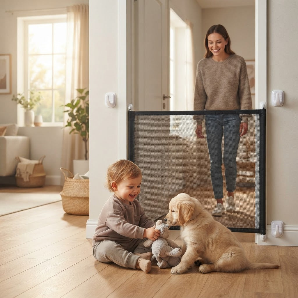 Puerta Para Perros, Mascotas Y DROPI CUP