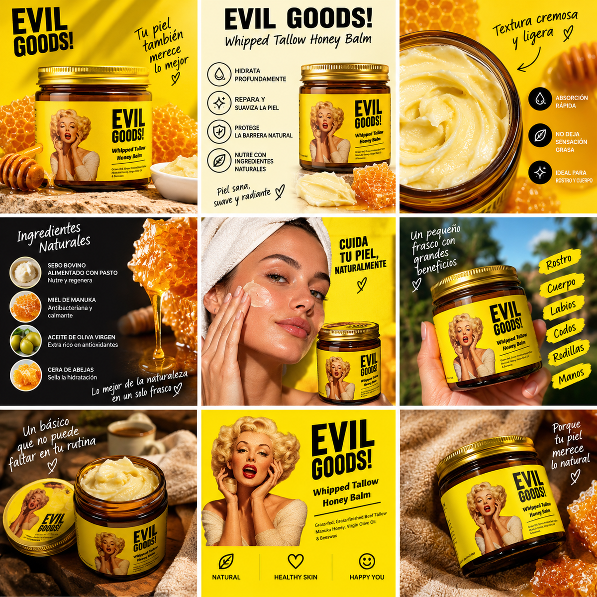 SEBO DE RES EVIL GOODS 60 ML + REGALO