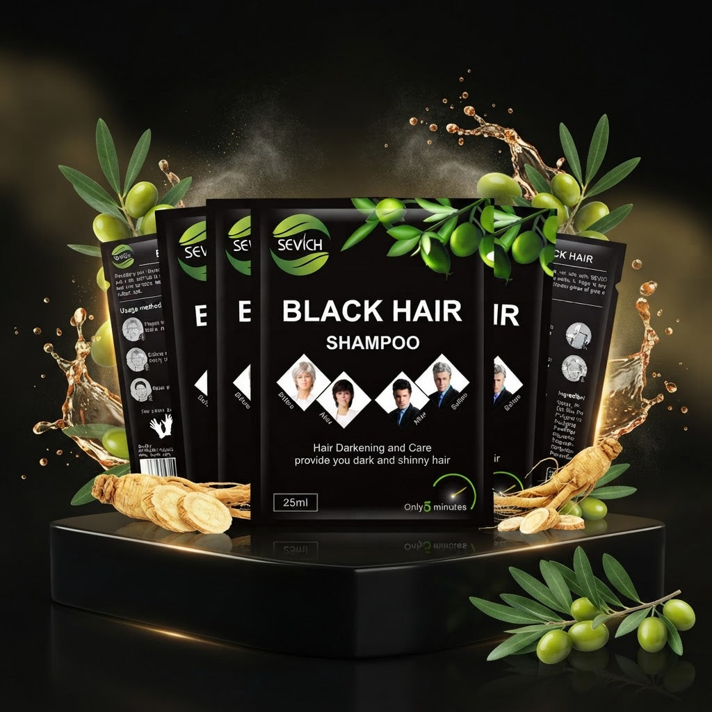 Shampoo Tinte Negro Black Hair