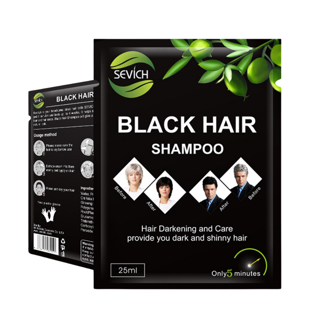 Shampoo Tinte Negro Black Hair
